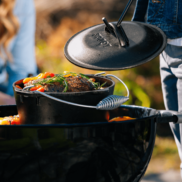 9 Quart Cast Iron Dutch Oven With Bail Handle - Image 3