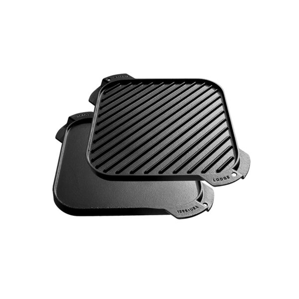 10.5 Inch Cast Iron Reversible Grill/Griddle - Image 3