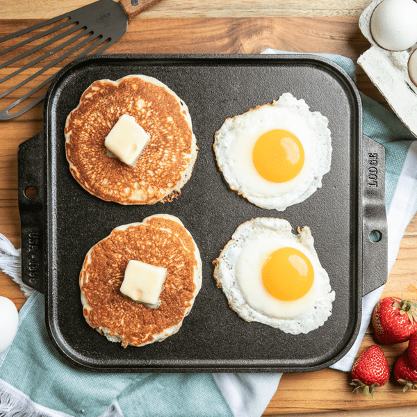 10.5 Inch Cast Iron Reversible Grill/Griddle - Image 4