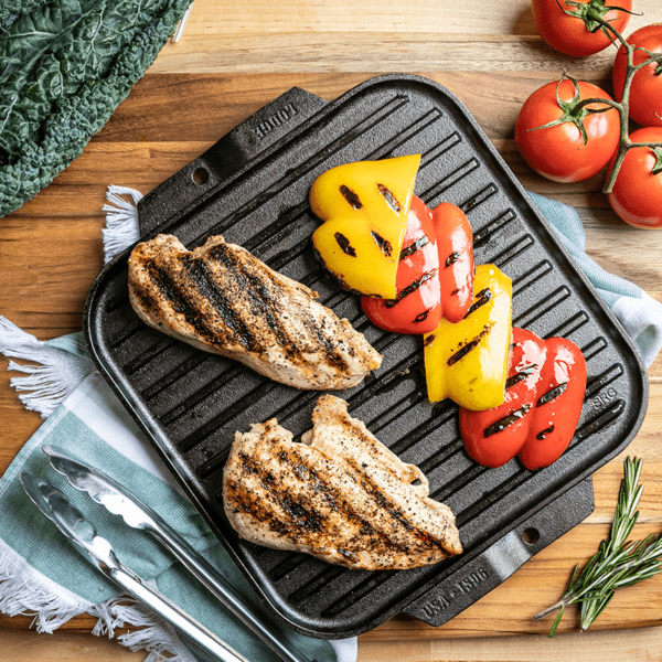 10.5 Inch Cast Iron Reversible Grill/Griddle - Image 5