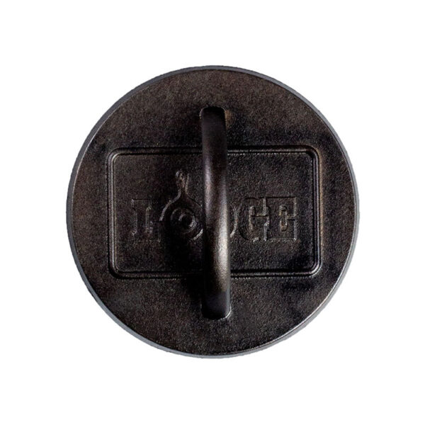 6.25 Inch Seasoned Cast Iron Burger Press - Image 2