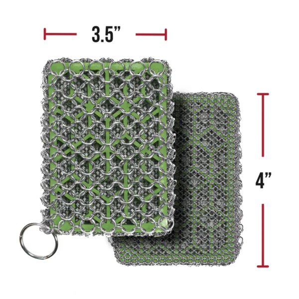 Zesty Lime Chainmail Combo Scrubber - Image 2